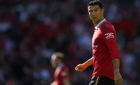 Cristiano Ronaldo abandonó el Old Trafford al medio tiempo en el amistoso ante Rayo Vallecano