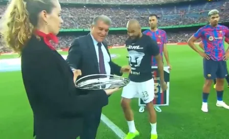 Pumas: Dani Alves fue homenajeado en Camp Nou, previo a juego ante Barcelona