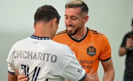 Video: Chicharito y Héctor Herrera se reencontraron previo al All-Star Game