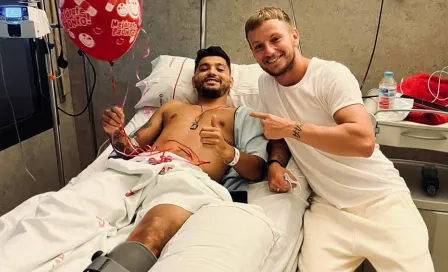 Iván Rakitic visitó al Tecatito Corona en el hospital tras su operación