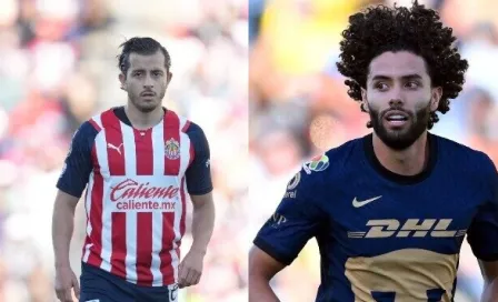 Chivas vs Pumas: Chino Huerta y Alan Mozo buscarán brillar ante sus excompañeros