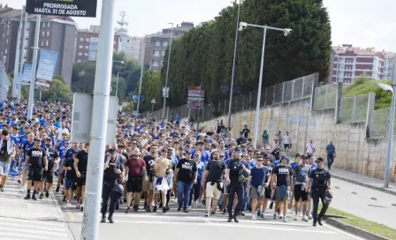 Aficionados del Real Oviedo y Racing protagonizaron campal previo a partido