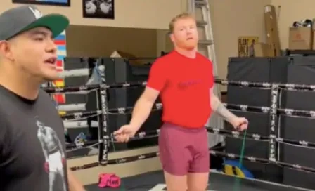 Canelo Álvarez entrenó al ritmo de Aczino previo a combate contra Gennady Golovkin