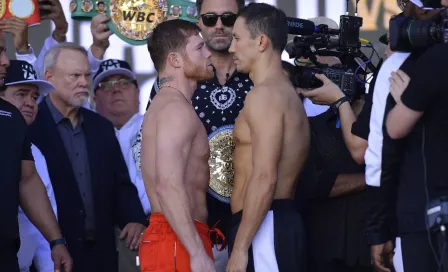 Canelo vs GGG: Álvarez y Golovkin vencieron a la báscula en la ceremonia de pesaje