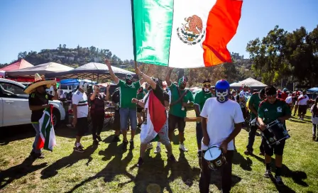 Selección Mexicana: Afición azteca recibió con fiesta al Tri en el Rose Bowl