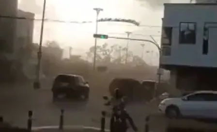 Sinaloa: La fuerza de un tornado azotó la zona de Guamúchil; se reportan daños materiales