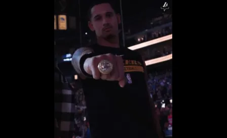 NBA: Juan Toscano recibió anillo de Campeón previo al Warriors vs Lakers