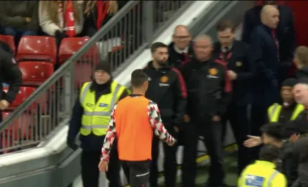 Cristiano Ronaldo abandonó el campo tras no jugar ante el Tottenham Hotspur