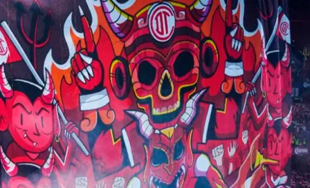 Toluca, recibido con monumental y 'diabólico' Tifo en Final de Ida ante Pachuca