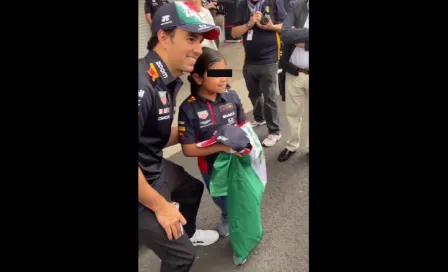 Checo Pérez: "Dios te bendiga", dijo niña al piloto en emotivo encuentro previo al GP de México