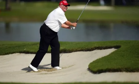 Donald Trump presumió a Joe Biden sus ‘talentos’ en el golf: ‘¿Creen que pueda hacer esto?’