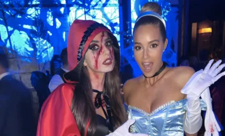 El curioso disfraz de la esposa de Graziano Pelle en un Halloween en Dubai