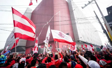 Pachuca vs Toluca: Afición de los Diablos hizo espectacular despedida a su equipo