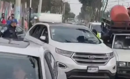 CDMX: Camioneta arrolló a policía y reportero afuera del panteón de San Nicolás Tolentino en Iztapalapa