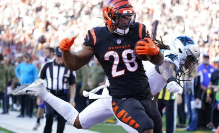 NFL: Joe Mixon comanda victoria de Bengals sobre Panthers con cinco touchdowns