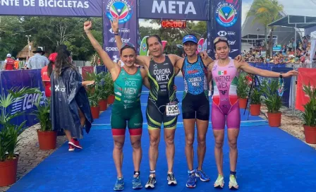 Fabiola Corona se retiró del Triatlón en Xel Ha