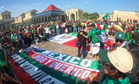 Selección Mexicana: Afición del Tri se reunió en Katara y armó la fiesta