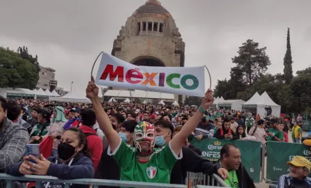 México vs Polonia: Afición del Tri en el Fan Fest de CDMX 'exigió' poner la transmisión de TV Azteca