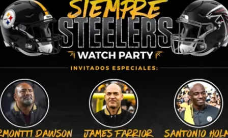 NFL: Pittsburgh anunció presencia de leyendas en el 'Siempre Steelers' Watch Party en CDMX