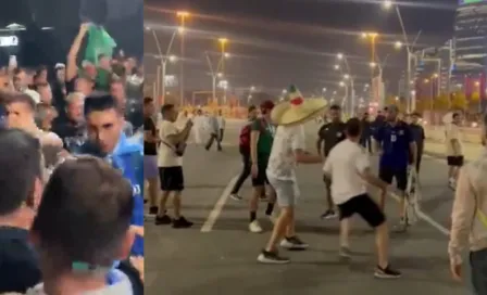 Qatar 2022: Aficionados protagonizan pelea previo al México vs Argentina