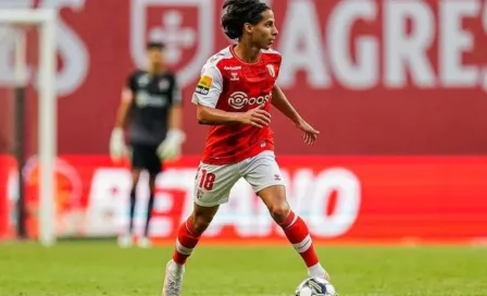 Diego Lainez fue titular con el Braga mientras la Selección Nacional se enfrentaba a Argentina