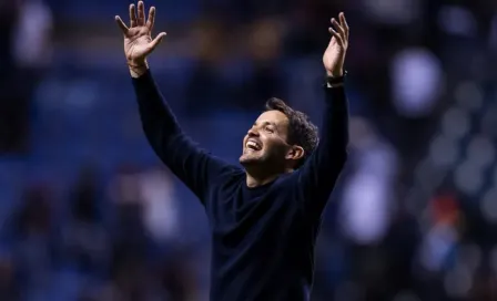 Nicolás Larcamón no se aguantó y celebró gol de Messi