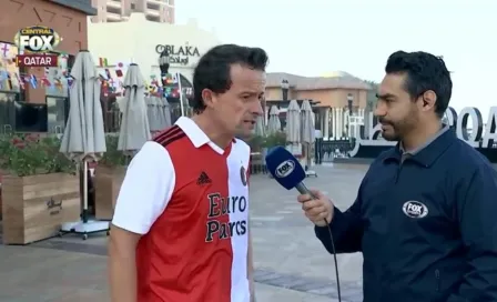 Qatar 2022: Rubén Rodríguez se encontró corriendo a Mikel Arriola en plena transmisión en vivo