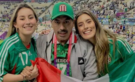 Benjamín Galindo reapareció apoyando a la Selección Mexicana en Qatar 2022