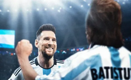 Batistuta felicitó a Messi por igualar su récord: 'Es un honor compartirlo contigo'