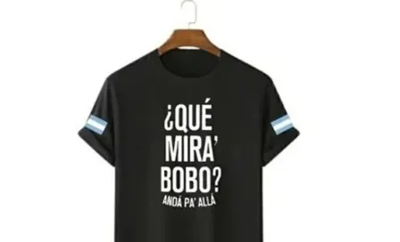 Messi: Frase '¿qué miras bobo?' se comercializa en playeras y tazas