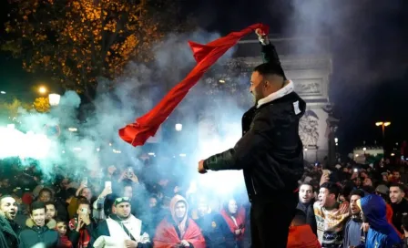 Qatar 2022: Más de 40 hinchas de Marruecos fueron detenidos en París por destrozos 