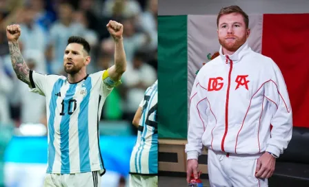 Periodista argentino le 'restriega' jugadón de Messi a Canelo Álvarez y nace el round 2