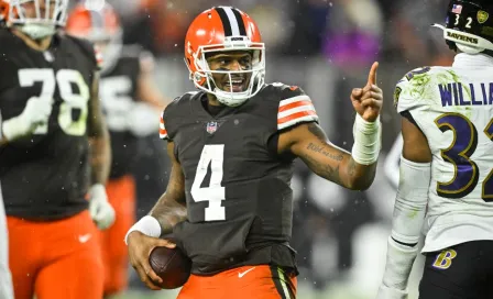 NFL:Deshaun Watson debutó en casa con victoria de Browns ante Ravens 