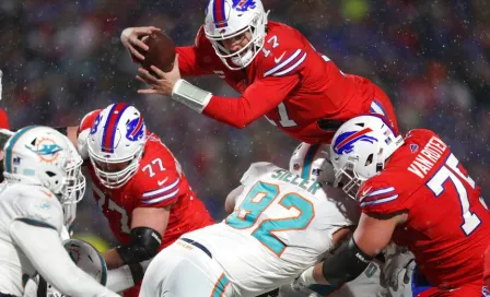 NFL: Bills se imponen a Dolphins con juegazo de Josh Allen bajo la nieve