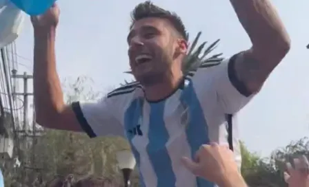 Qatar 2022: Eduardo Salvio de Pumas se unió a los festejos por la gloria de Argentina 