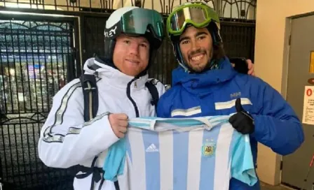 Canelo Álvarez: Posó con playera de Argentina e hizo las paces con la 'Albiceleste'