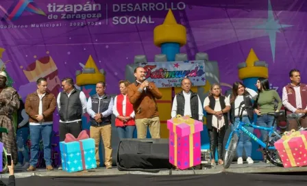 Festejan en Atizapán de Zaragoza a 15 mil por Día de Reyes