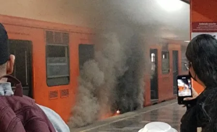 Metro CDMX: Vagón de línea 5 se incendia en la estación de Politécnico 