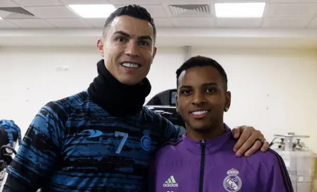 Real Madrid: Rodrygo tembló de la emoción al conocer a Cristiano Ronaldo en Arabia