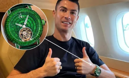 Cristiano Ronaldo presume reloj con valor millonario; fue diseñado exclusivamente para él