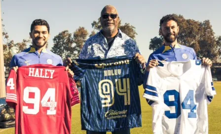 Charles Haley, multicampeón de la NFL, visitó al América en Coapa