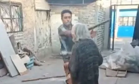 Hombre que golpeó brutalmente con un tubo a abuelita de Ecatepec fue detenido tras video viral