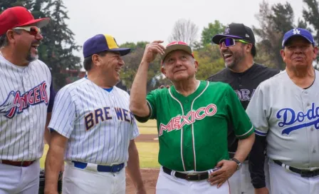 AMLO y su ‘dream team’ de beisbol empató con el IMSS: “Los vamos a macanear”