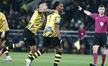 Orbelín Pineda jugó 65 minutos en la goleada del AEK ante el Levadiakos