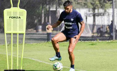 Pumas: Eduardo Salvio regresó a entrenar después de la lesión que sufrió