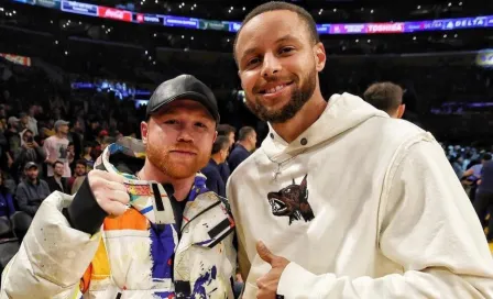 NBA: Canelo y Stephen Curry disfrutaron juntos del Lakers vs Warriors