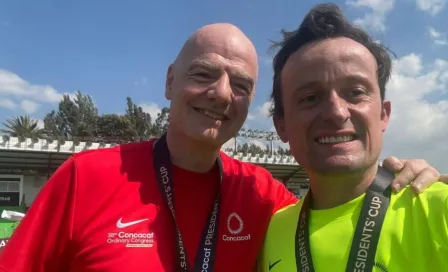 Mikel Arriola presumió foto con Gianni Infantino 