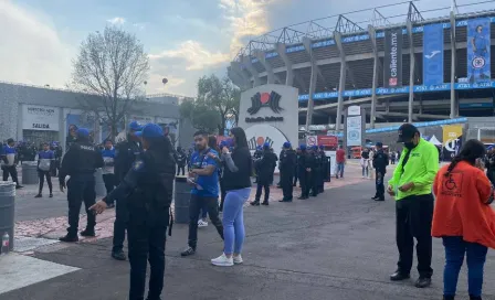 Cruz Azul vs Pumas contará con operativo de seguridad de 2 mil 300 elementos en el Estadio Azteca