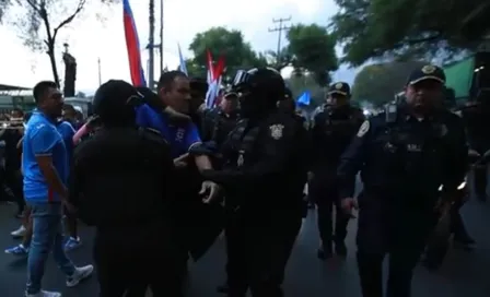 Se reporta detención de 12 integrantes de la Sangre Azul previo al Cruz Azul vs Pumas