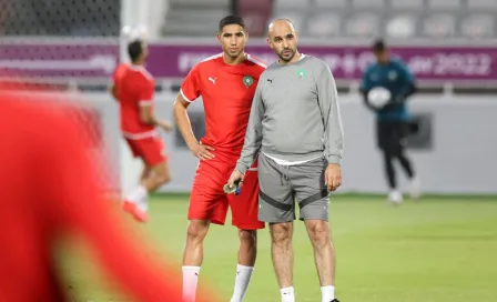 Achraf Hakimi cuenta con el apoyo del DT de Marruecos tras supuesta violación